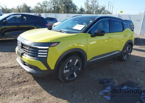 2025 Nissan Kicks Sr Intelligent Awd из США, поврежденный, VIN 3N8AP6DD5SL358110